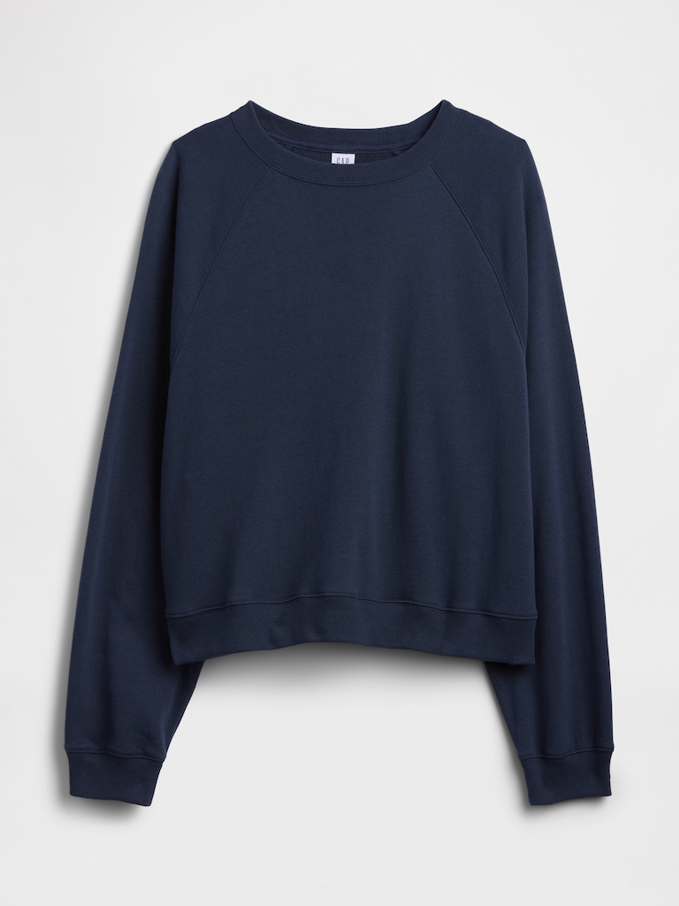 Oversized French Terry Crewneck Sweatshirt
