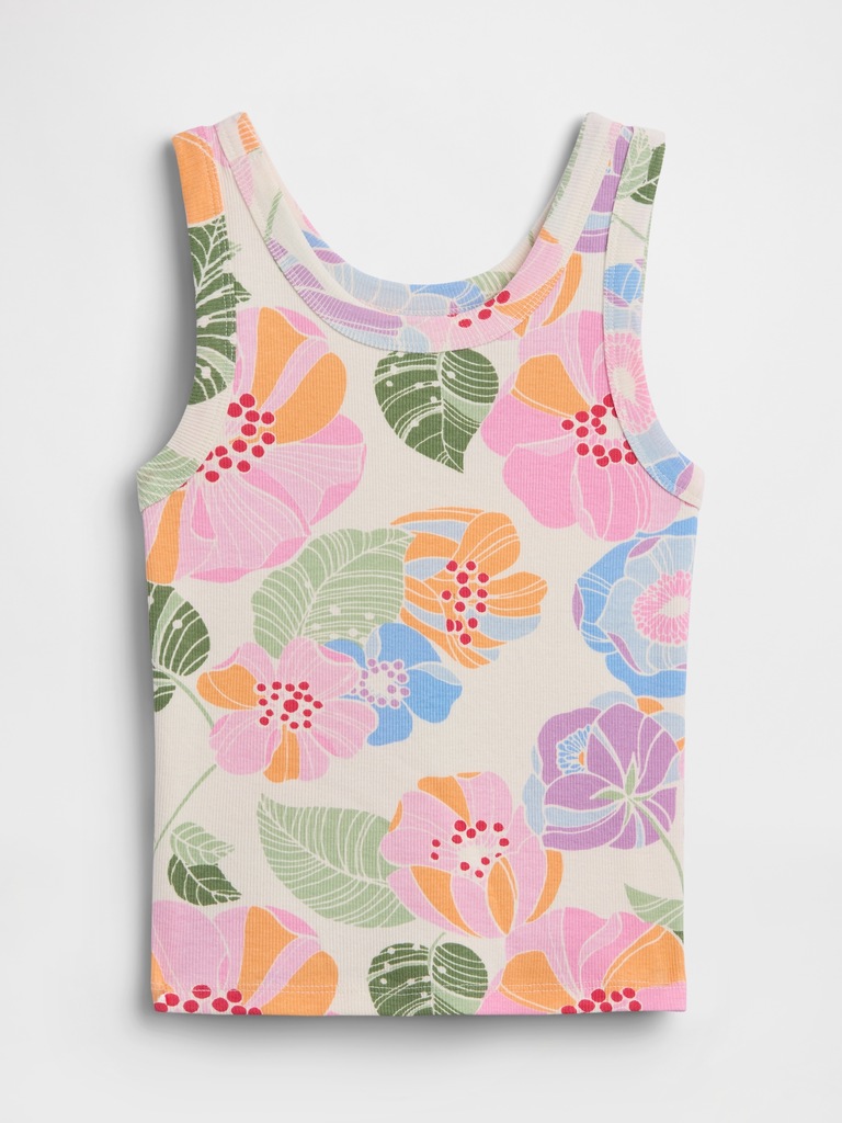 Kids Ribbed Tank Top