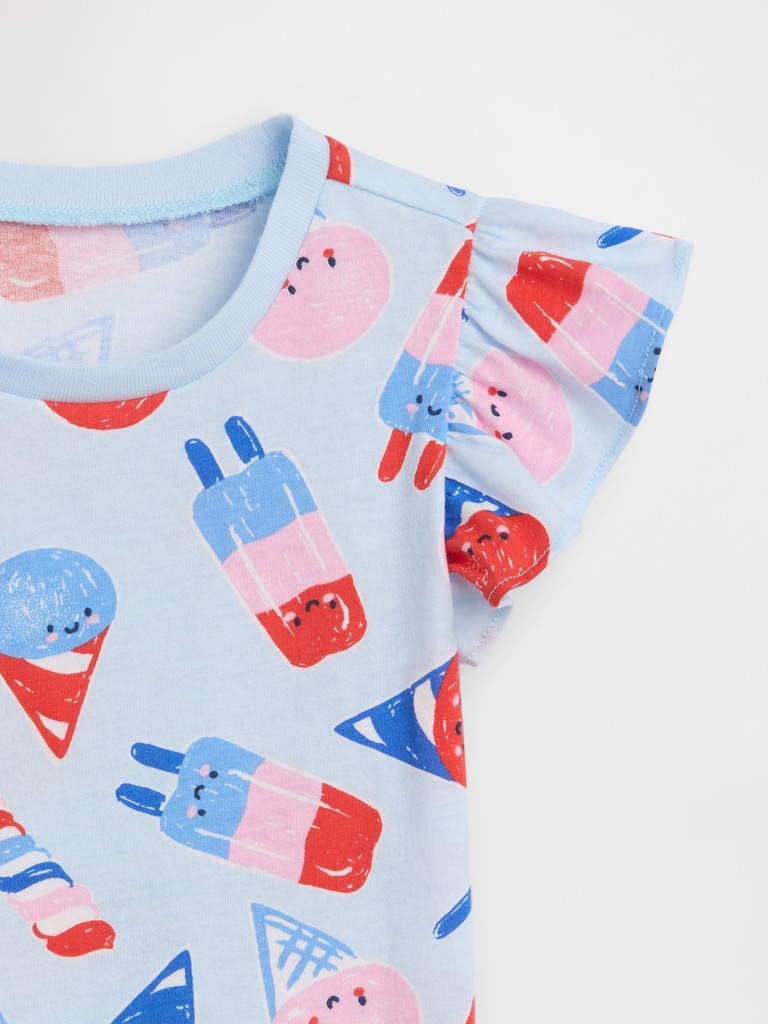 babyGap Print Flutter Sleeve T-Shirt