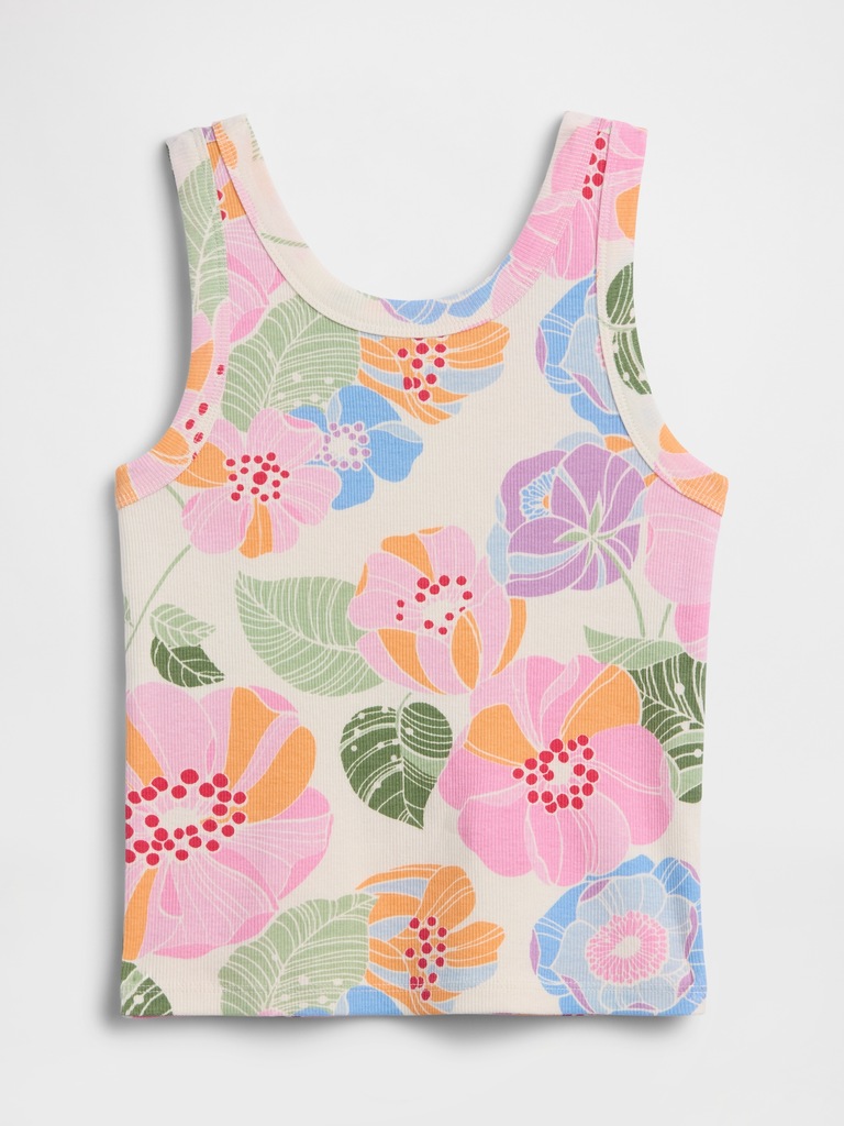 Kids Ribbed Tank Top