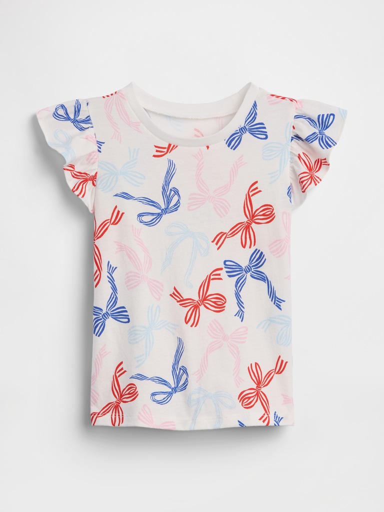 babyGap Print Flutter Sleeve T-Shirt