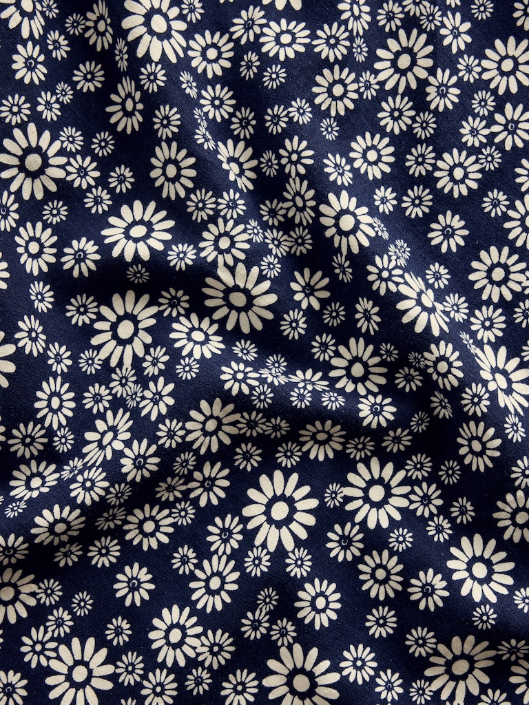 Linen-Blend Bias-Cut Skirt