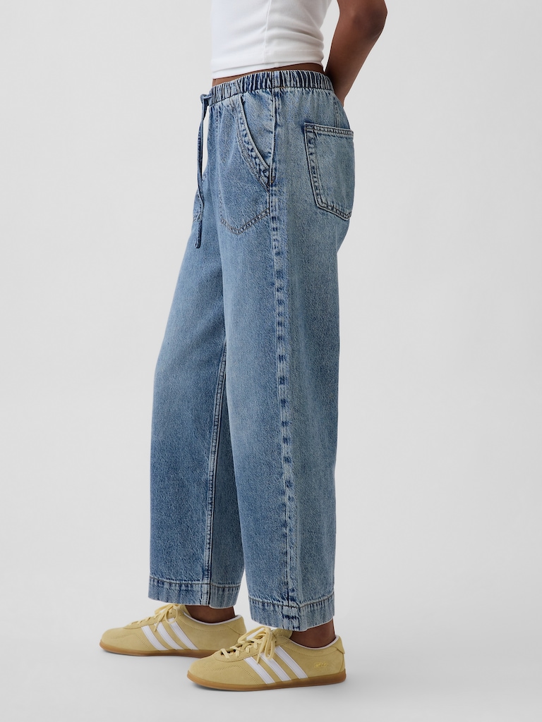 Low Rise '90s Loose Easy Crop Jeans