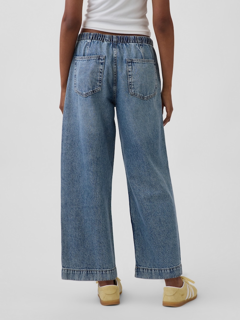 Low Rise '90s Loose Easy Crop Jeans