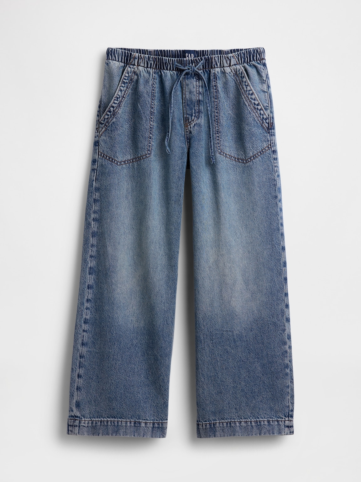 Low Rise '90s Loose Easy Crop Jeans