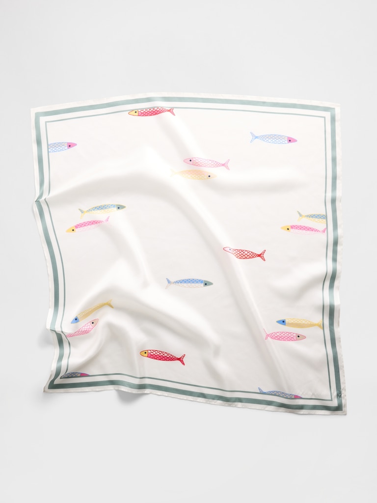 Oversized Silk Bandana