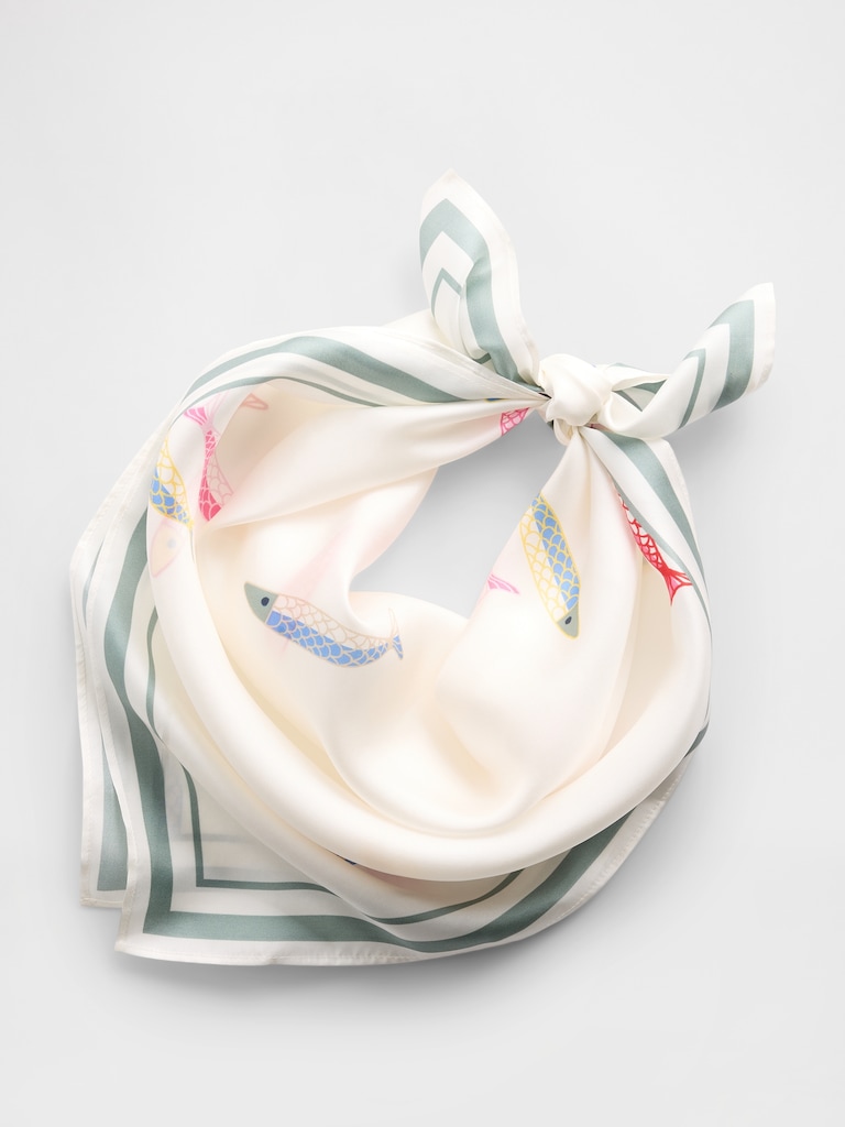 Oversized Silk Bandana