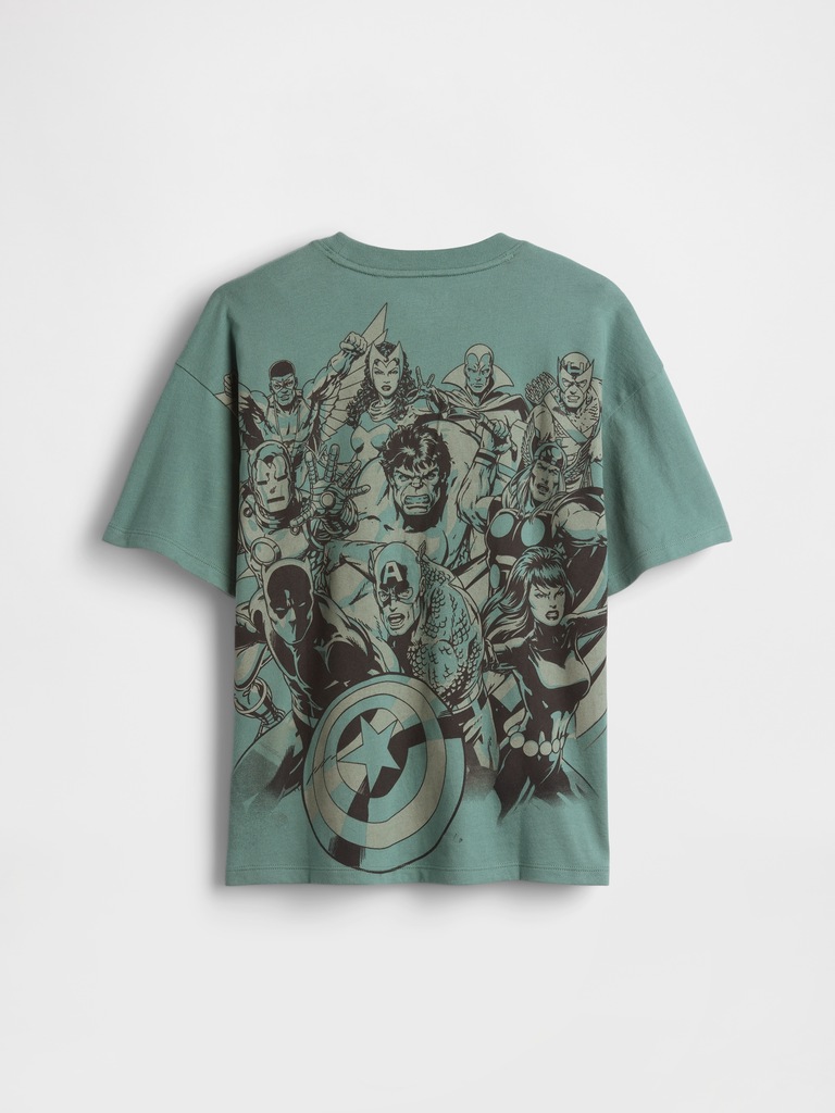 Kids Marvel Relaxed Graphic T-Shirt