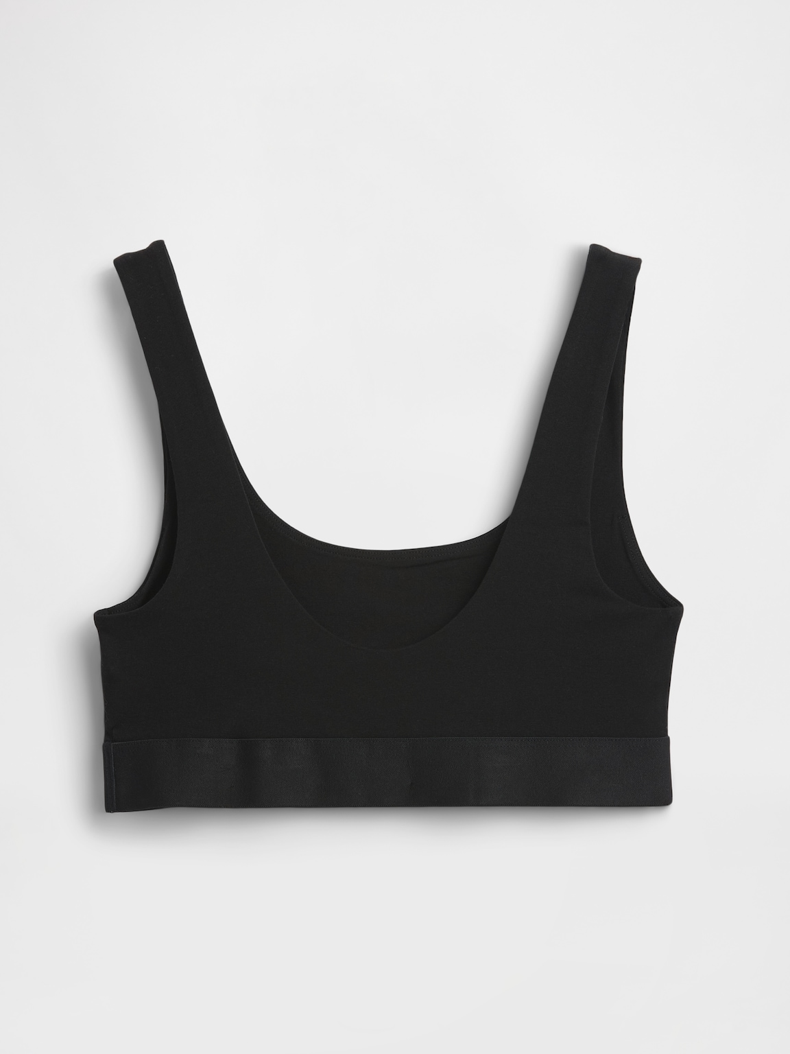 Organic Stretch Cotton Gap Logo Bralette