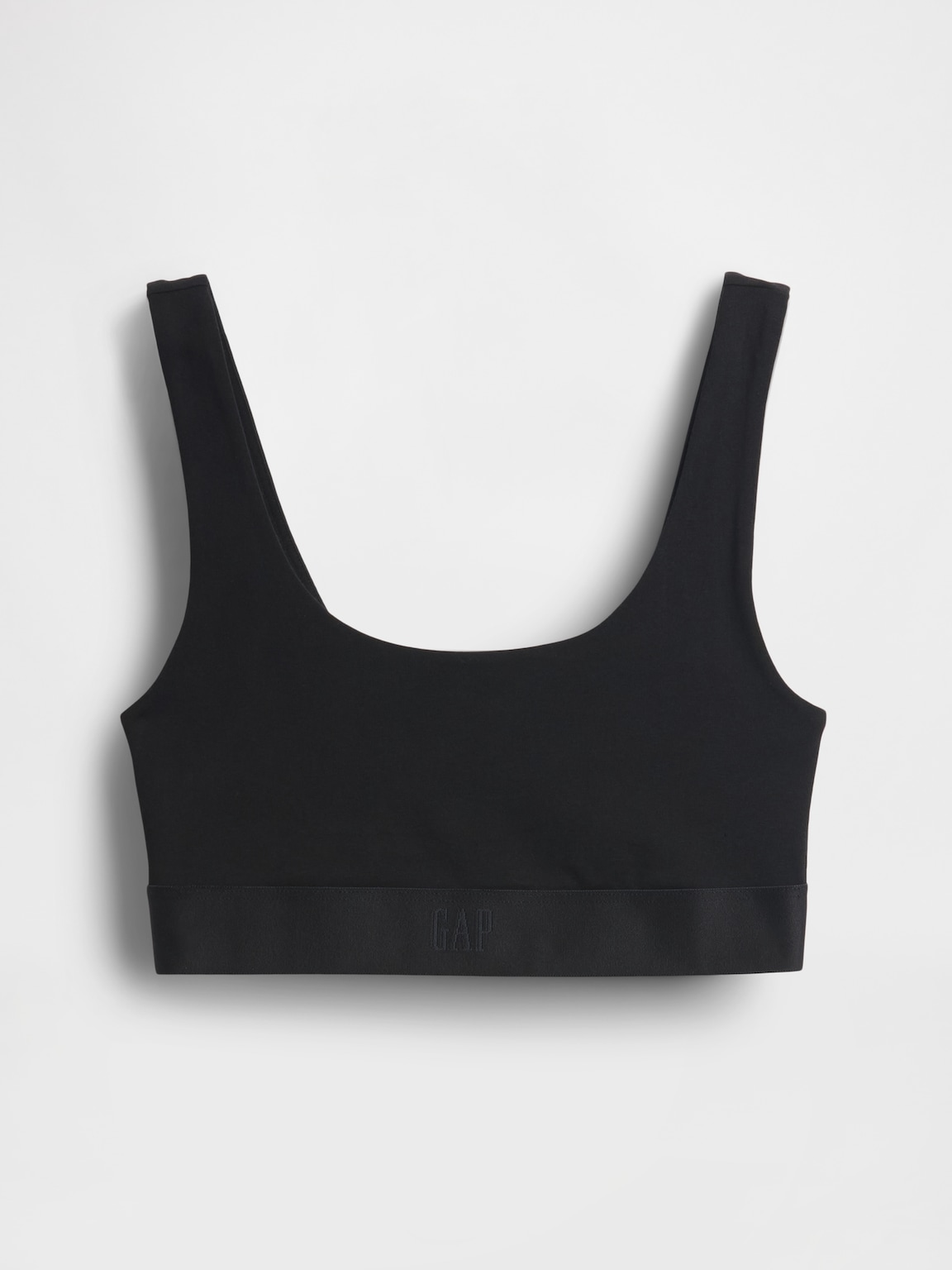 Organic Stretch Cotton Gap Logo Bralette