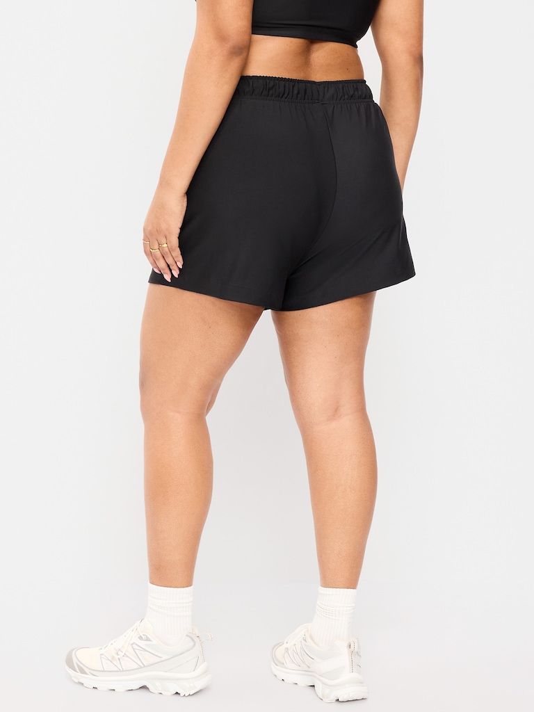 High-Waisted PowerSoft Shorts -- 3.5-inch inseam