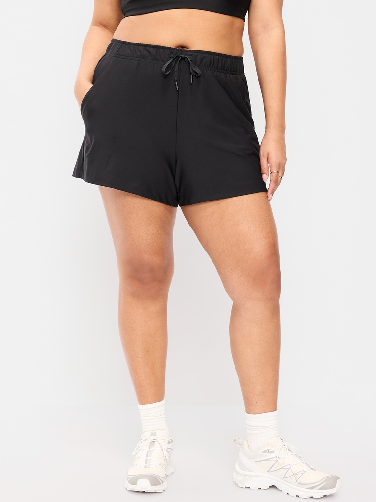 High-Waisted PowerSoft Shorts -- 3.5-inch inseam