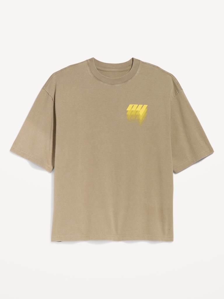 Heavyweight Graphic Cropped T-Shirt