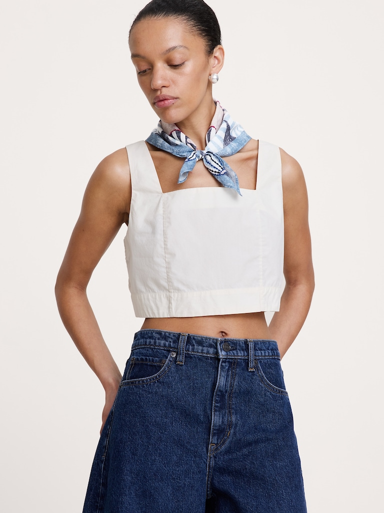 Embroidered Cotton Scarf by Vismaya