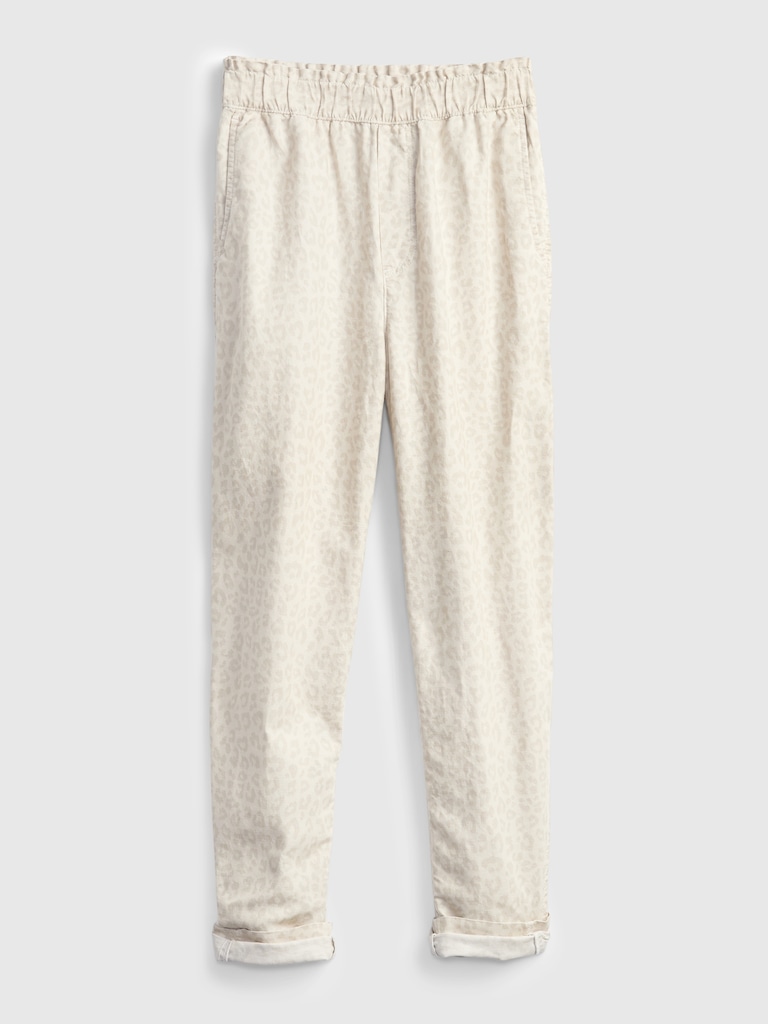 High Rise Paperbag Pull-On Pants