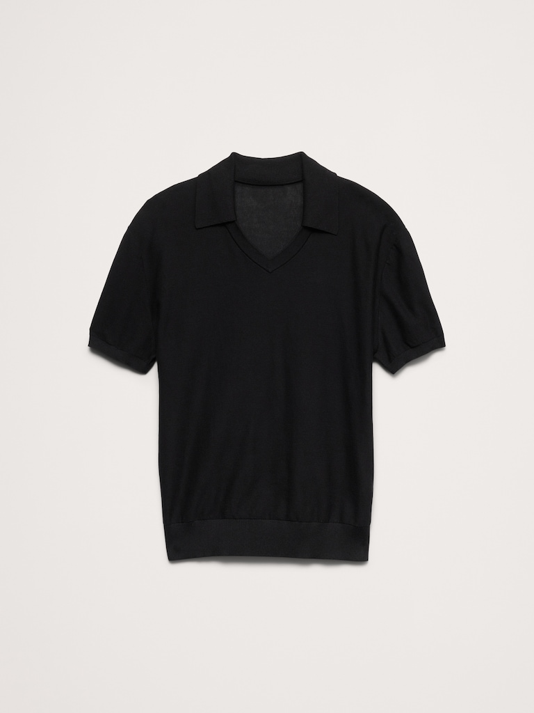 Cotton Sweater Polo