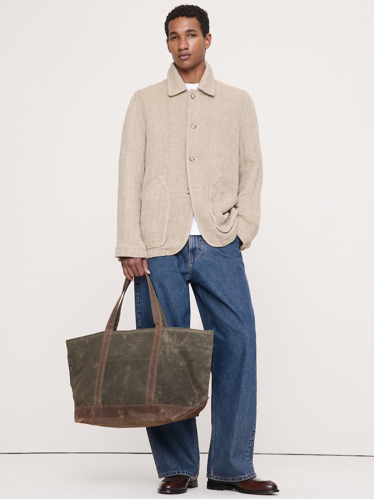 Waxed Canvas Tote by CB Station