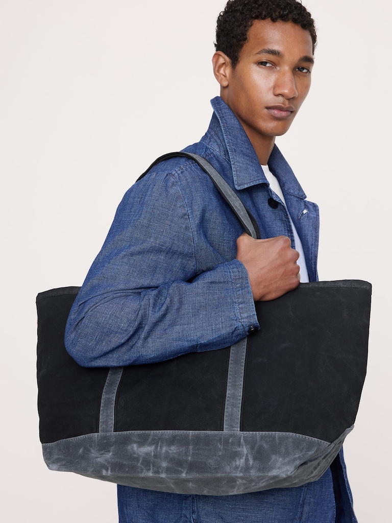 Waxed Canvas Tote by CB Station