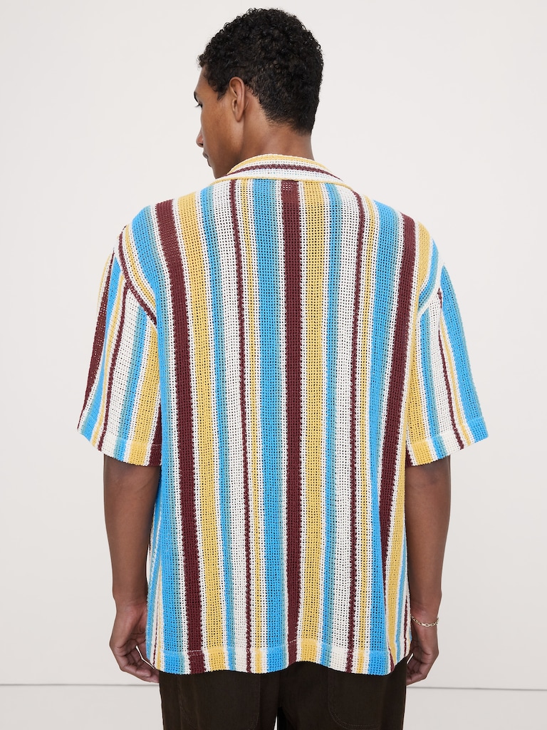 Cotton Mesh Resort Shirt