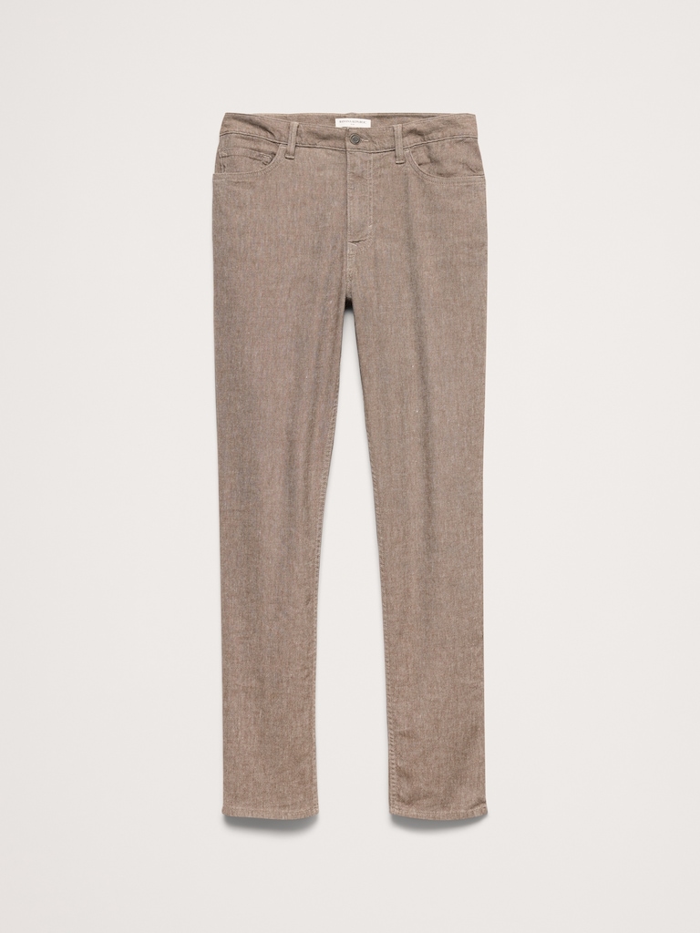Slim Linen-Cotton Traveler Pant