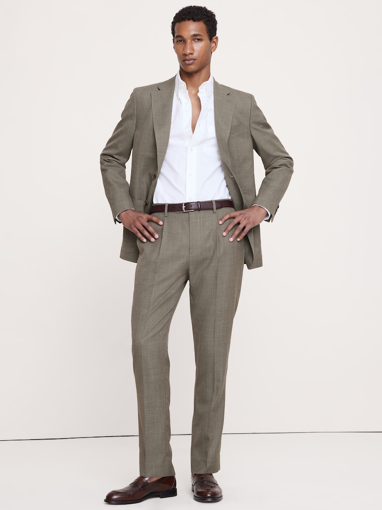 Italian Wool Ventile Suit Pant