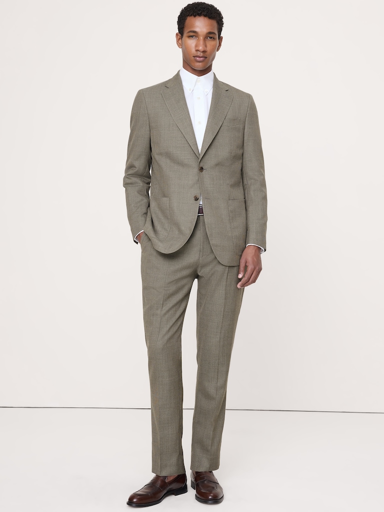Italian Wool Ventile Suit Pant