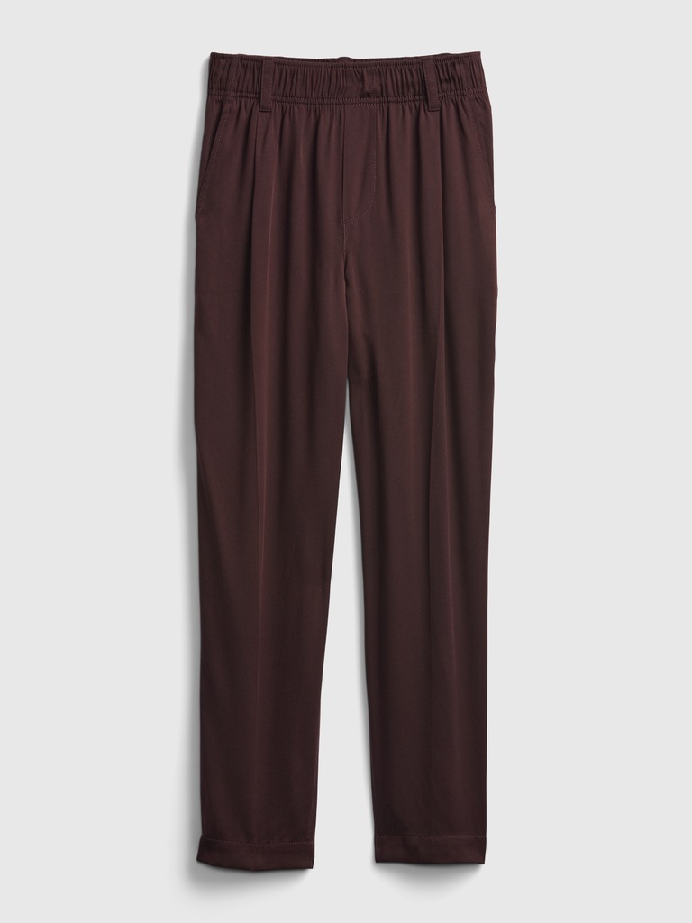 High Rise Cropped Pull-On Pants
