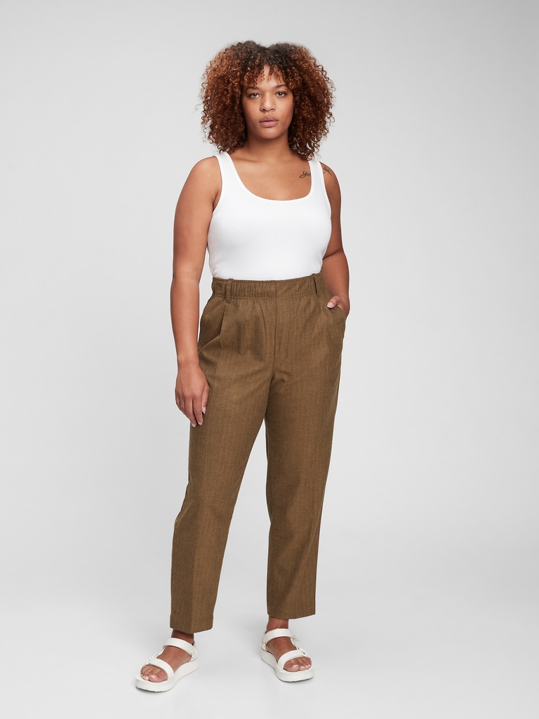 High Rise Pull-On Pants