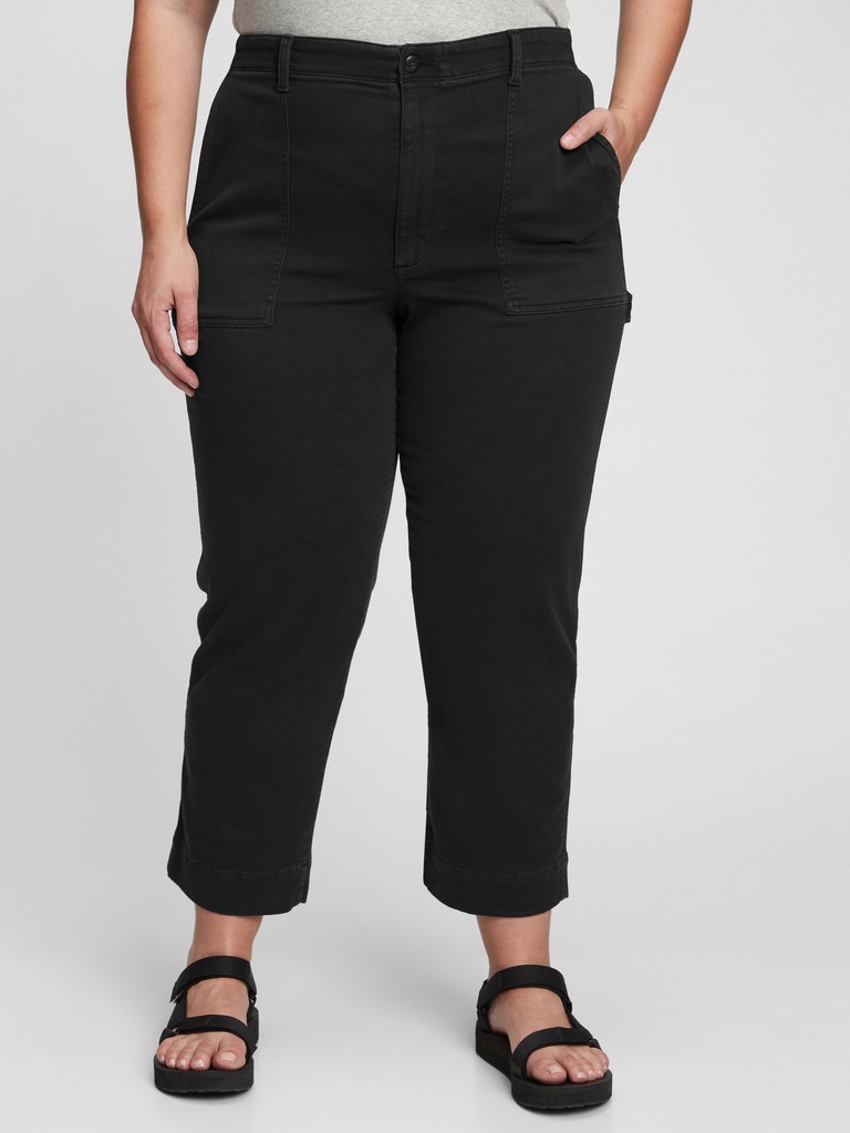 High Rise Carpenter Straight Leg Pants