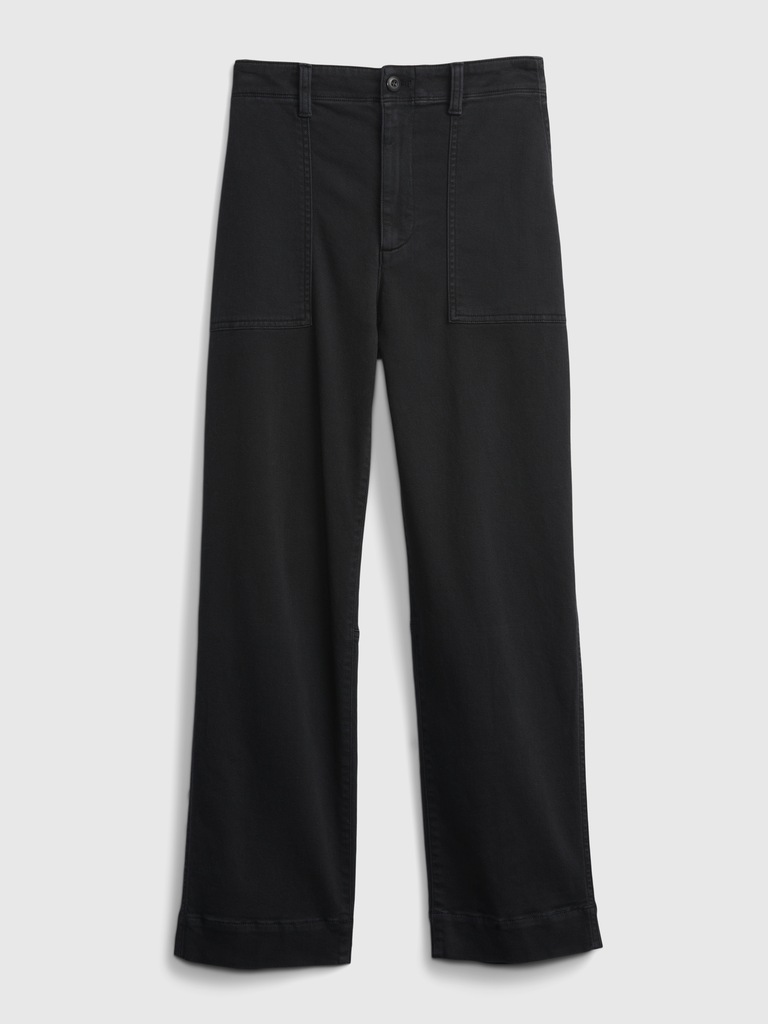 High Rise Carpenter Straight Leg Pants