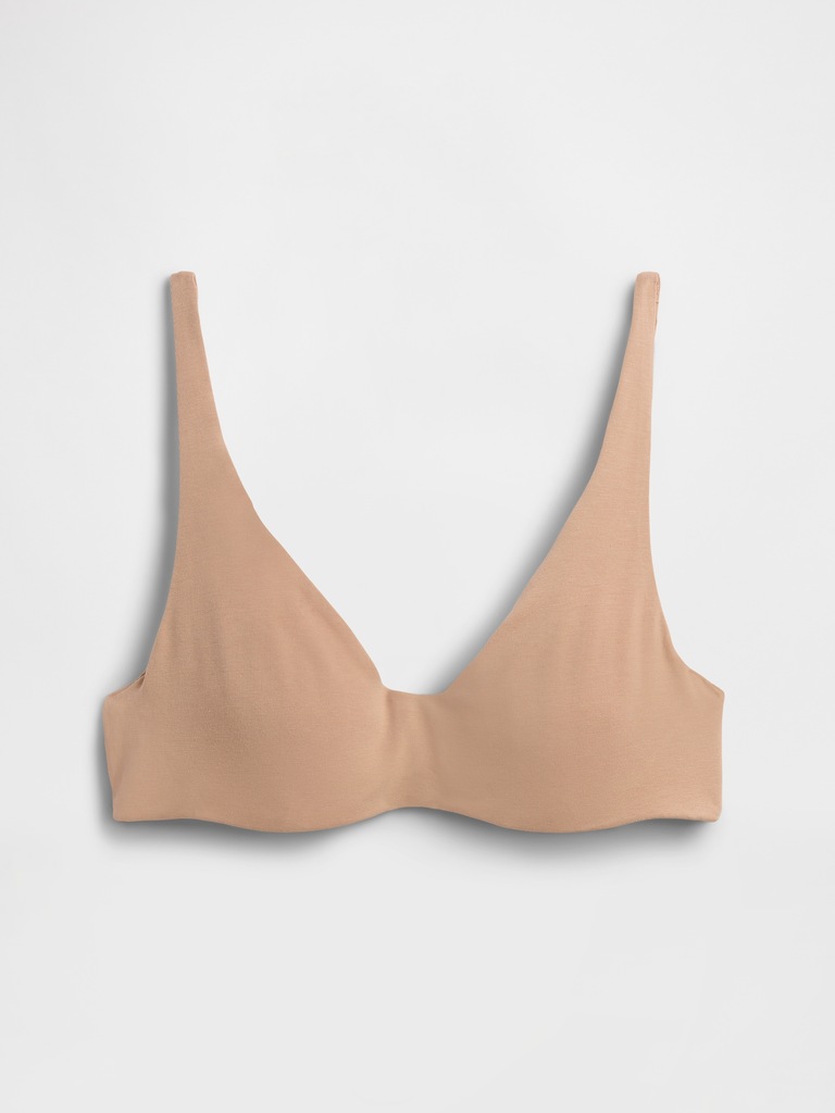 Organic Stretch Cotton Unlined Bra