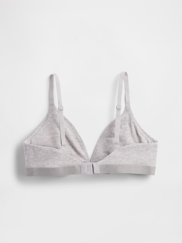Organic Stretch Cotton Triangle Bra