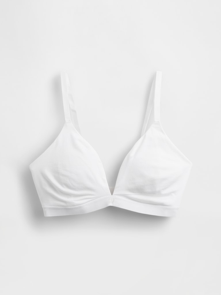 Organic Stretch Cotton Triangle Bra