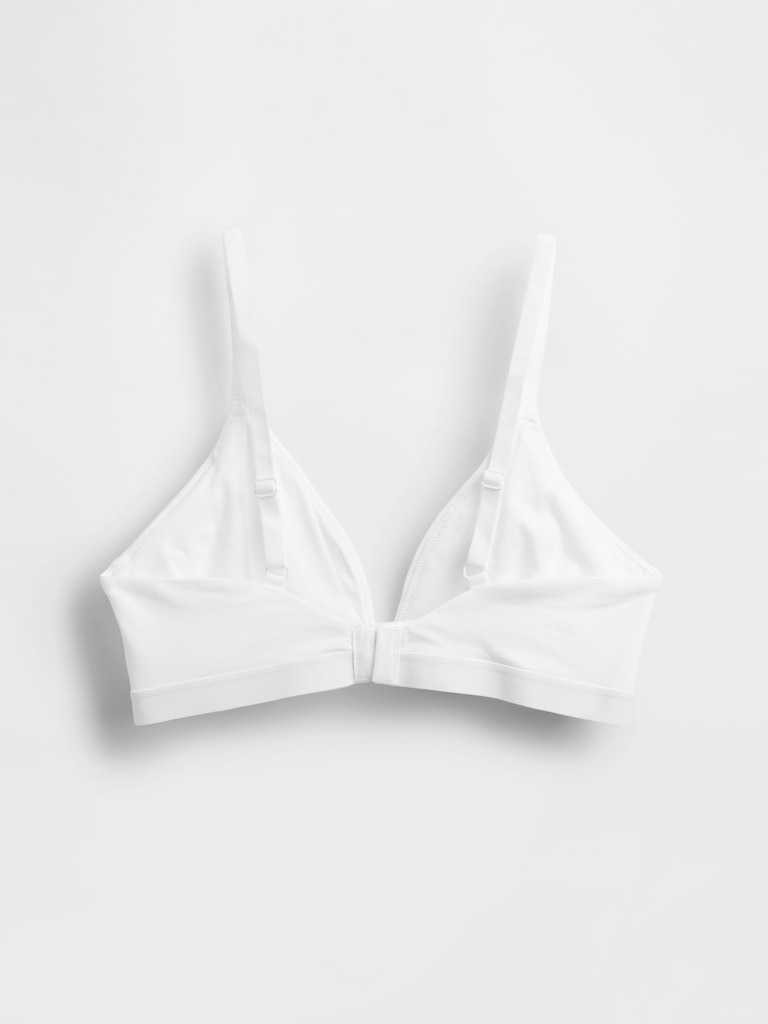 Organic Stretch Cotton Triangle Bra