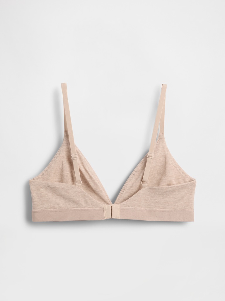 Organic Stretch Cotton Triangle Bra