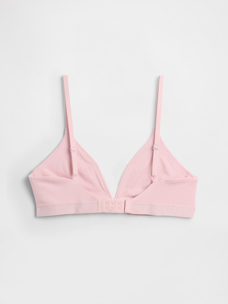 Organic Stretch Cotton Triangle Bra