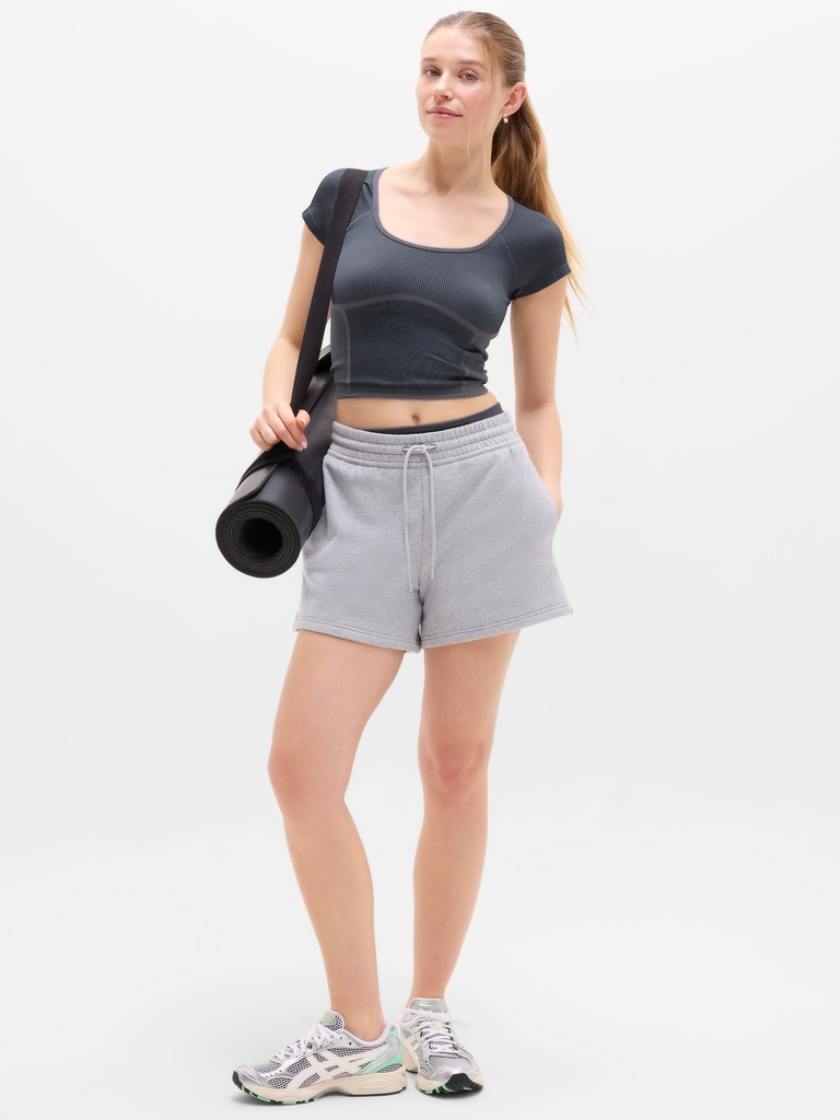 Recharge Seamless Open Back Tee