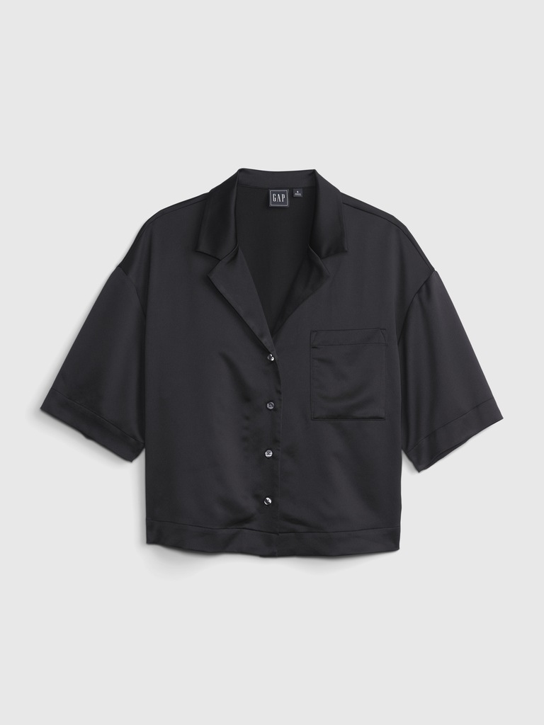 Satin PJ Shirt
