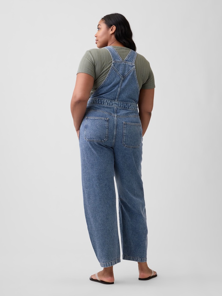 Barrel Denim Overalls