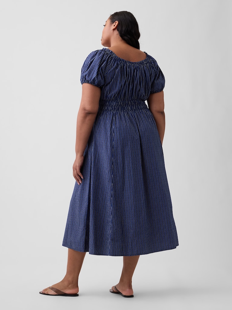 Puff Sleeve Maxi Dress