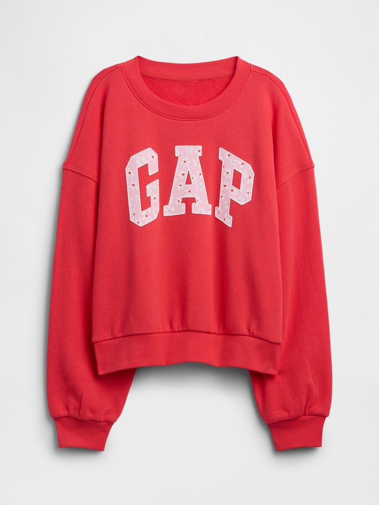 Kids Oversized Wedge French Terry Sweatshirt