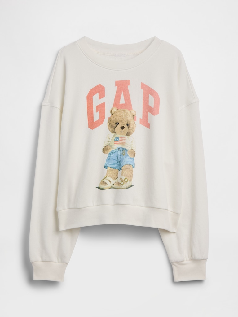 Kids Oversized Wedge French Terry Sweatshirt