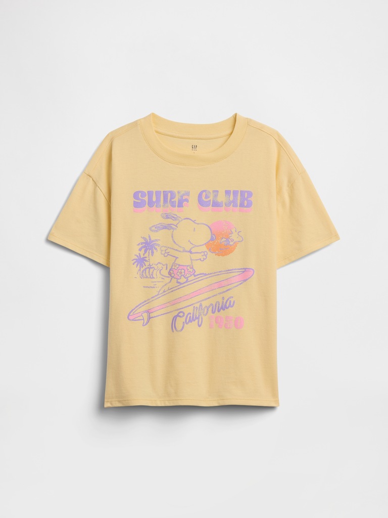 GapKids Peanuts Oversized Logo T-Shirt
