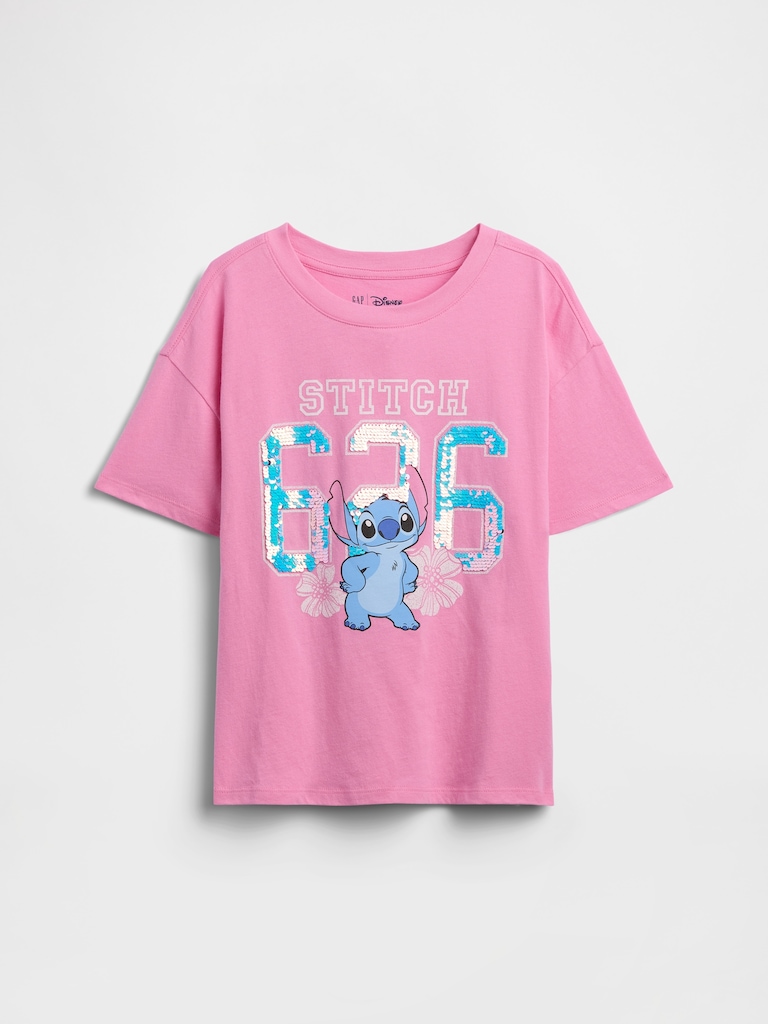 GapKids × Disney Lilo and Stitch Oversized Graphic T-Shirt