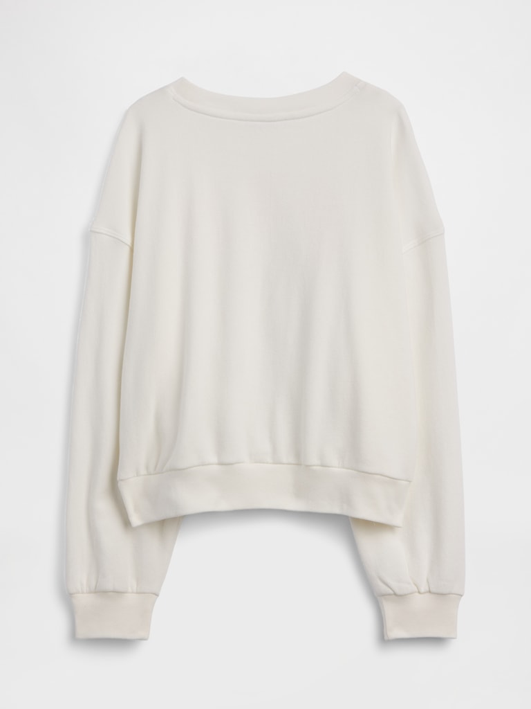 Kids Oversized Wedge French Terry Sweatshirt