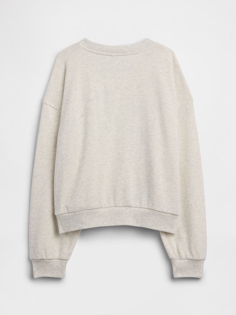 Kids Oversized Wedge French Terry Sweatshirt