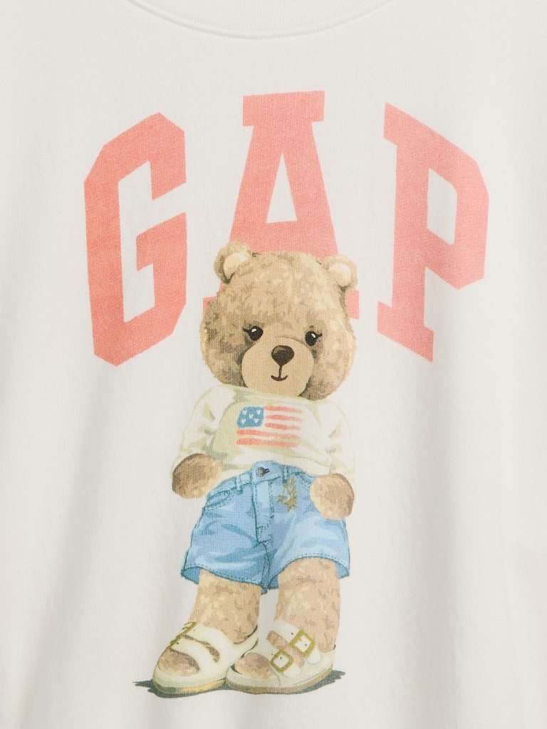 Kids Oversized Wedge French Terry Sweatshirt