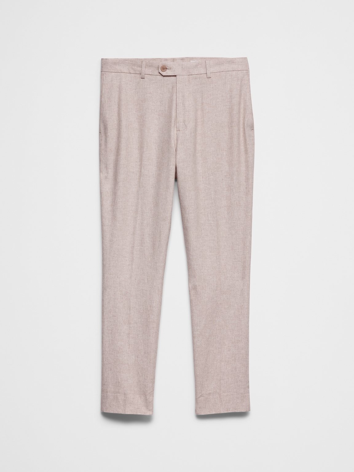 Linen-Blend Suit Trouser