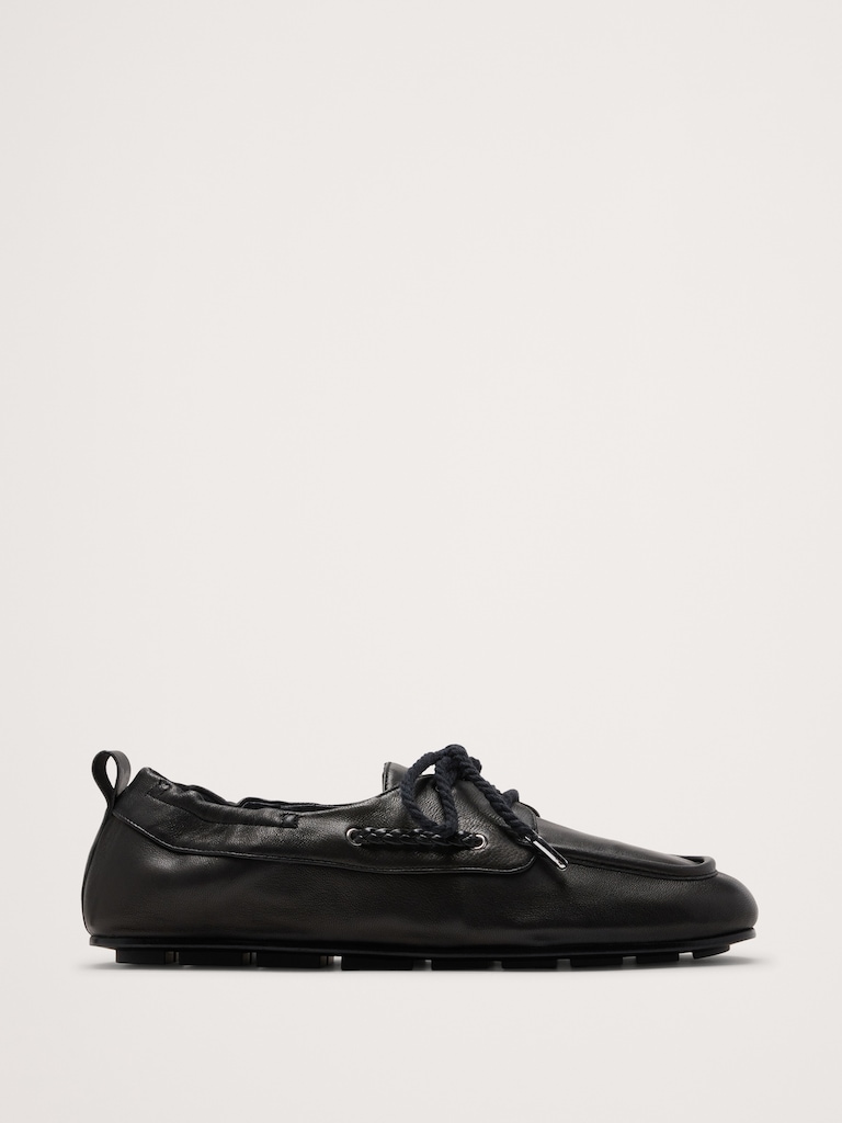 Ria Leather Boat Shoe by Freda Salvador