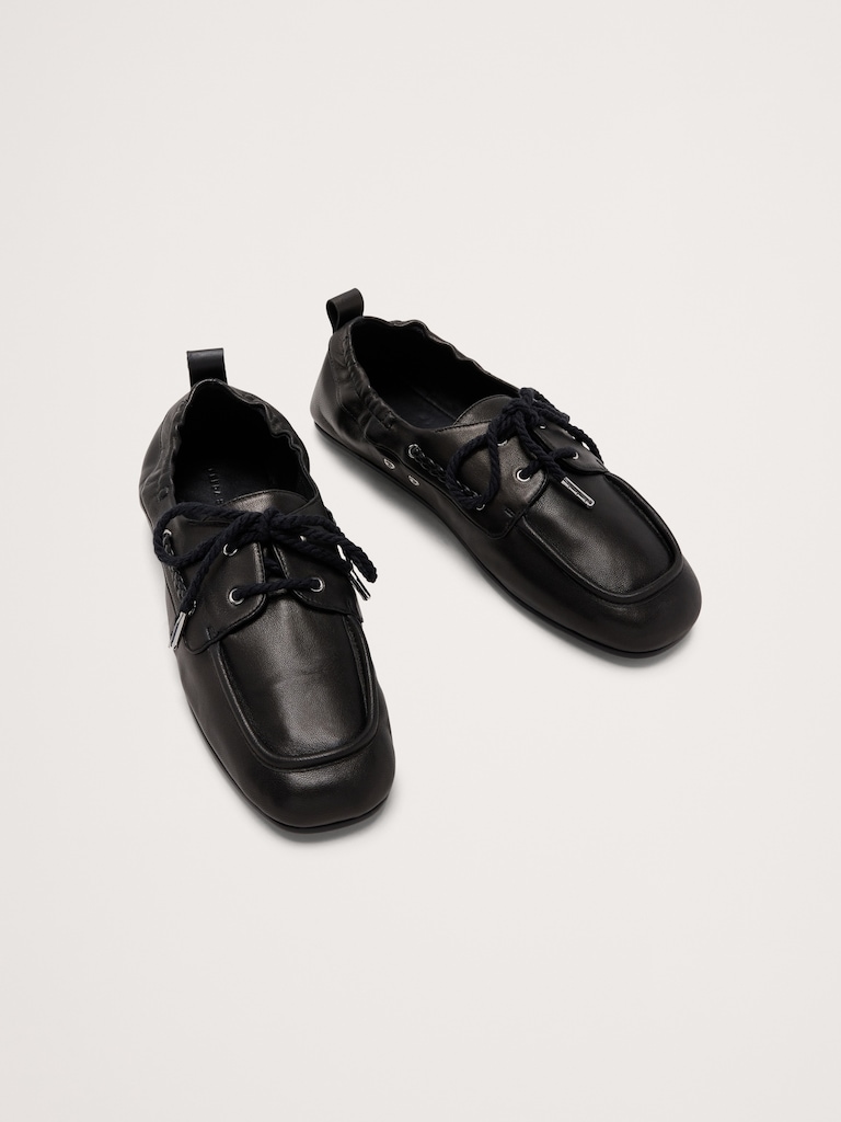 Ria Leather Boat Shoe by Freda Salvador